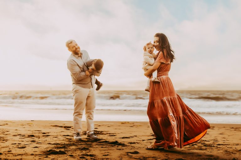 San Francisco beach family photography