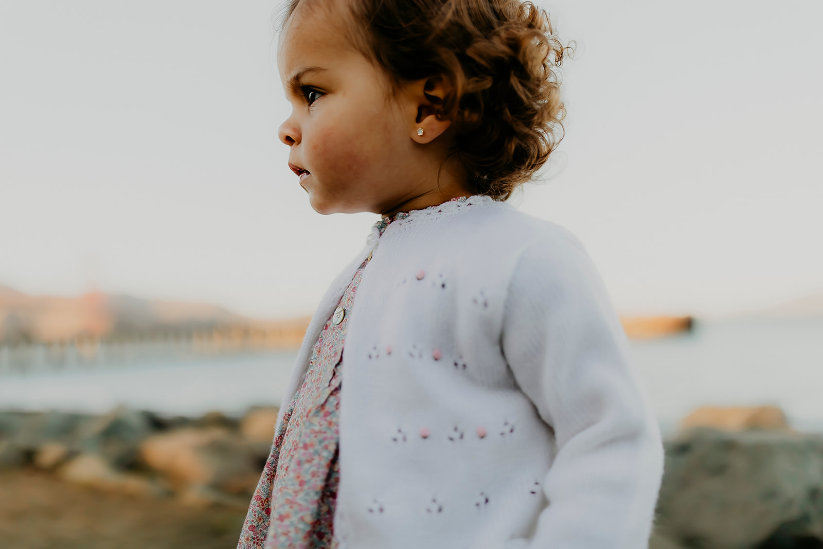 Shefali Parekh | The Best Location for Family Photography: Crissy Field Baby girl walking