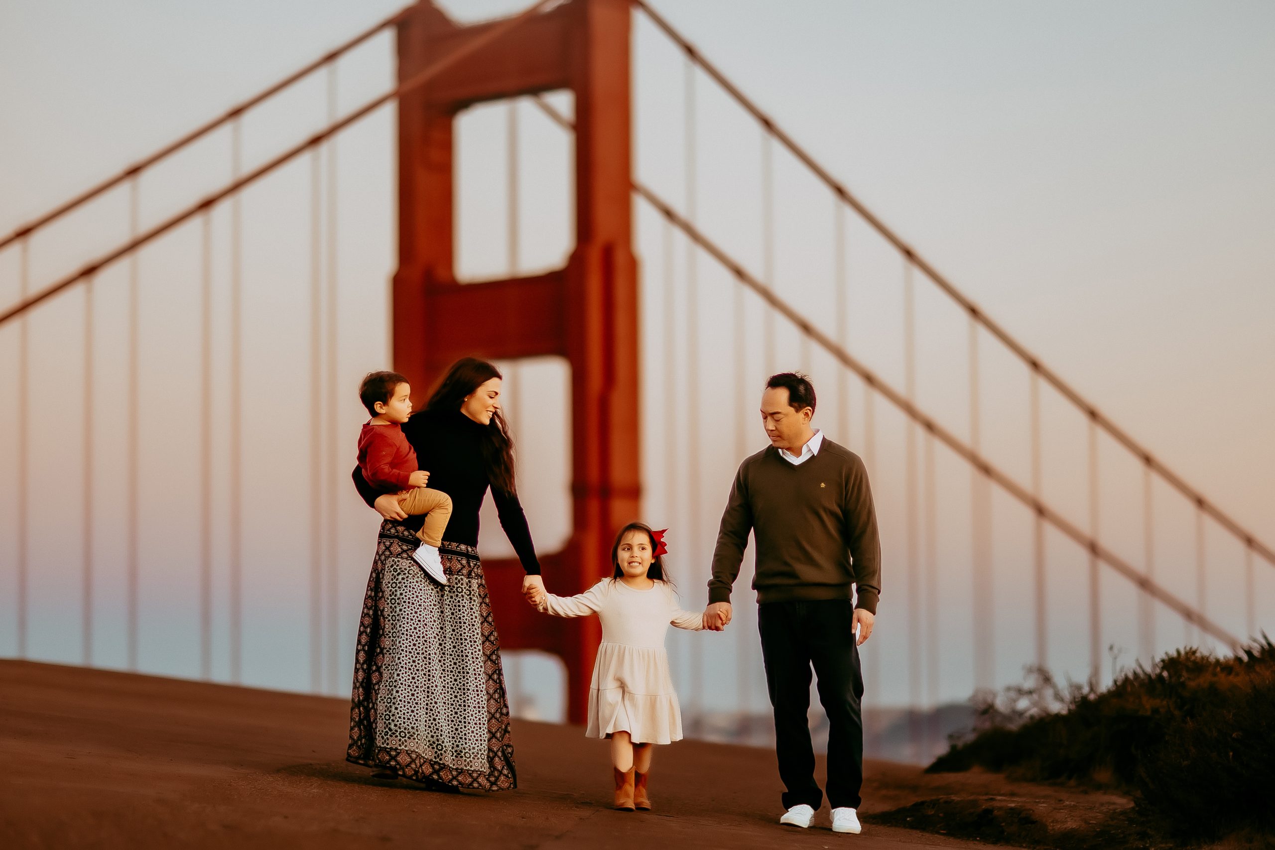 Marin County Family Photography with Shefali Parekh at Battery Spencer