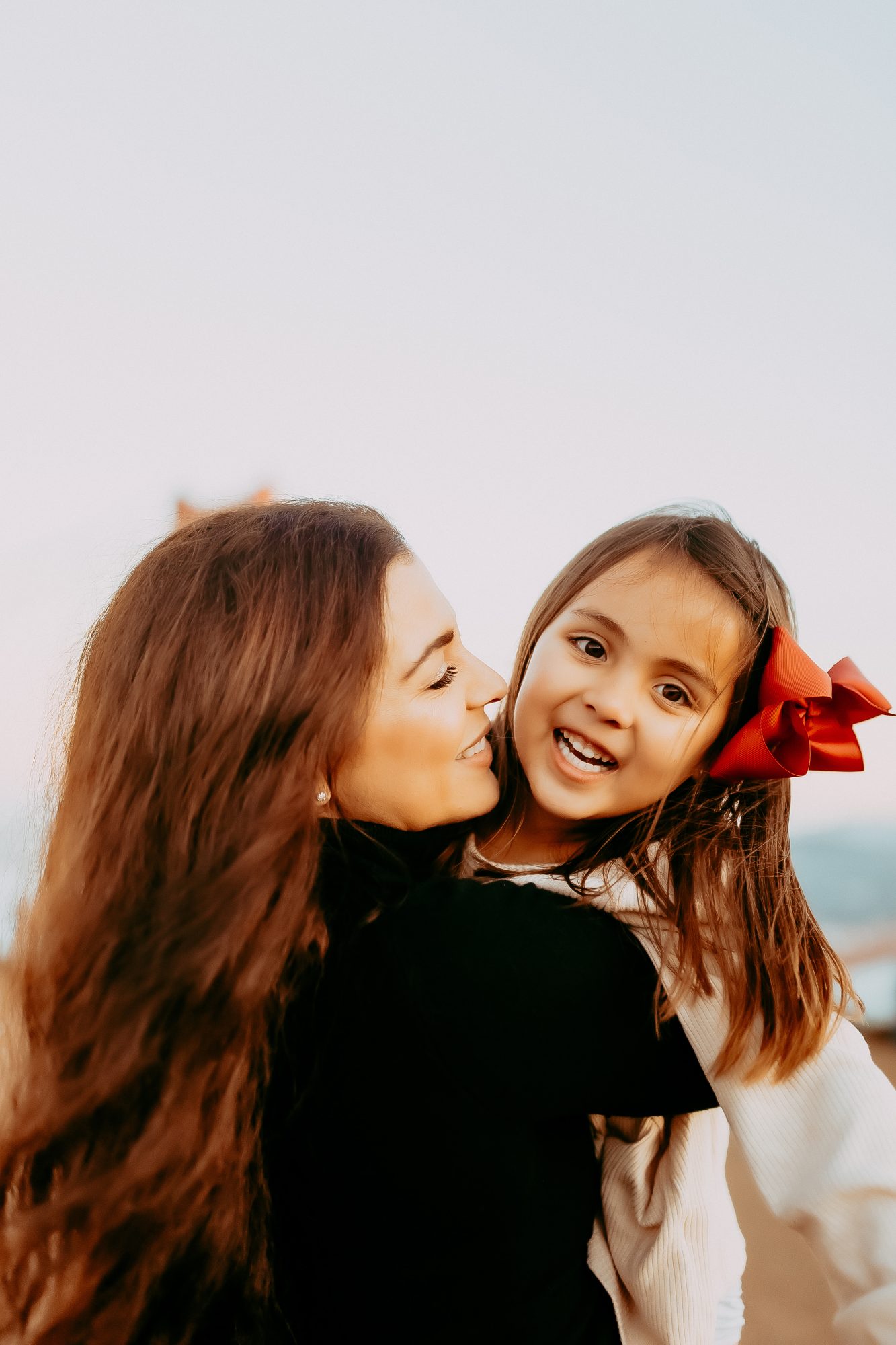 Shefali Parekh | Marin County Family Photographer: Battery Spencer Family Photos Mother holding her daughter in her arms