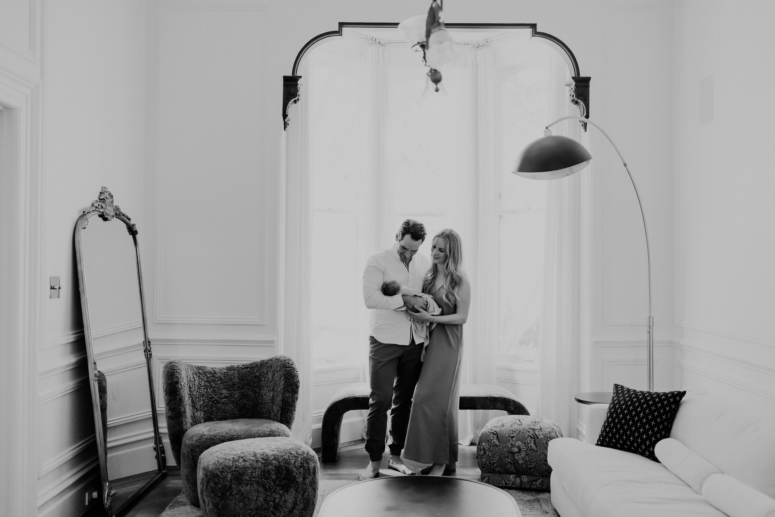 Shefali Parekh | Getting Ready for Your Lifestyle Newborn Photography Session: Tips for New Parents San Francisco lifestyle newborn photography mom and dad interacting with baby