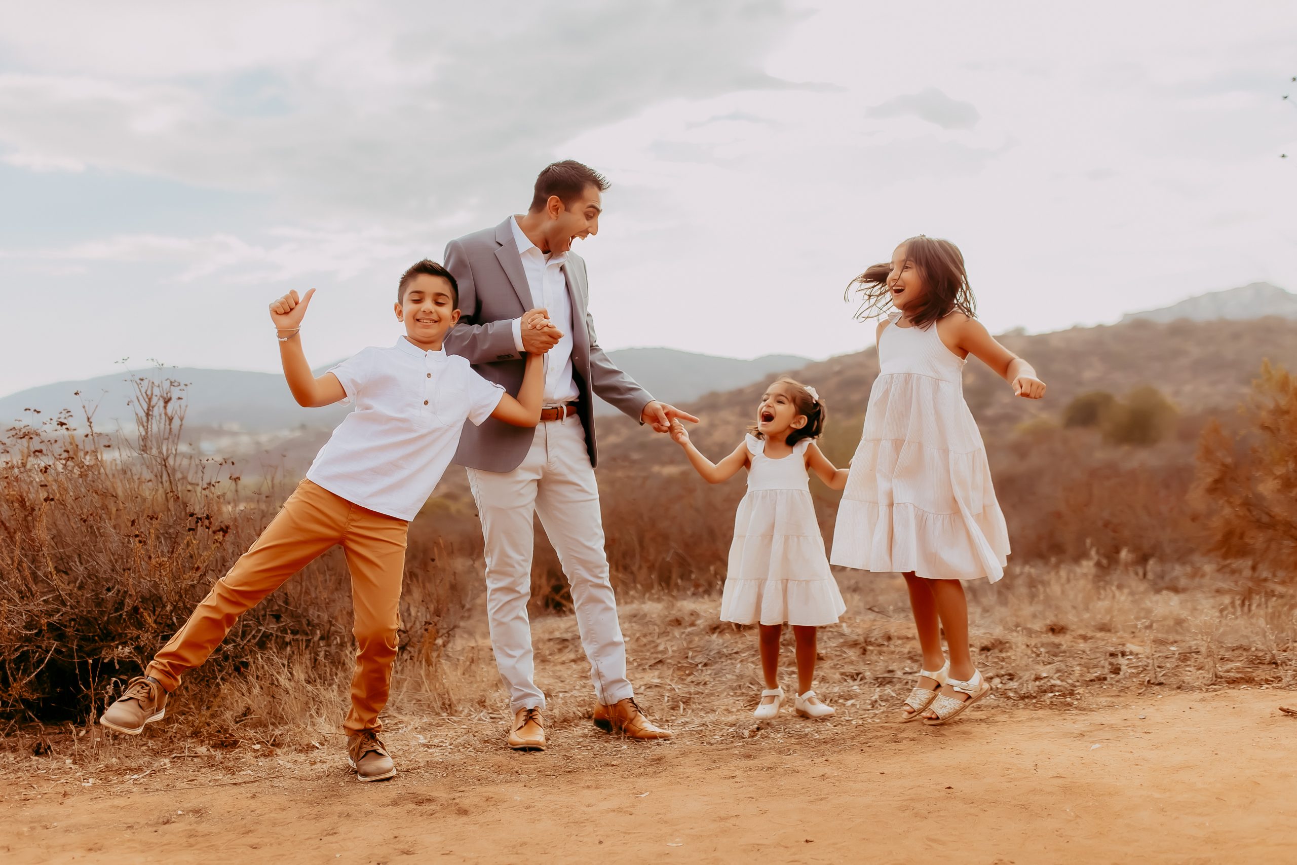 Shefali Parekh | Stress-Free Family Photoshoots: Tips from Your Local Bay Area Family Photographer milind parikh with his kids