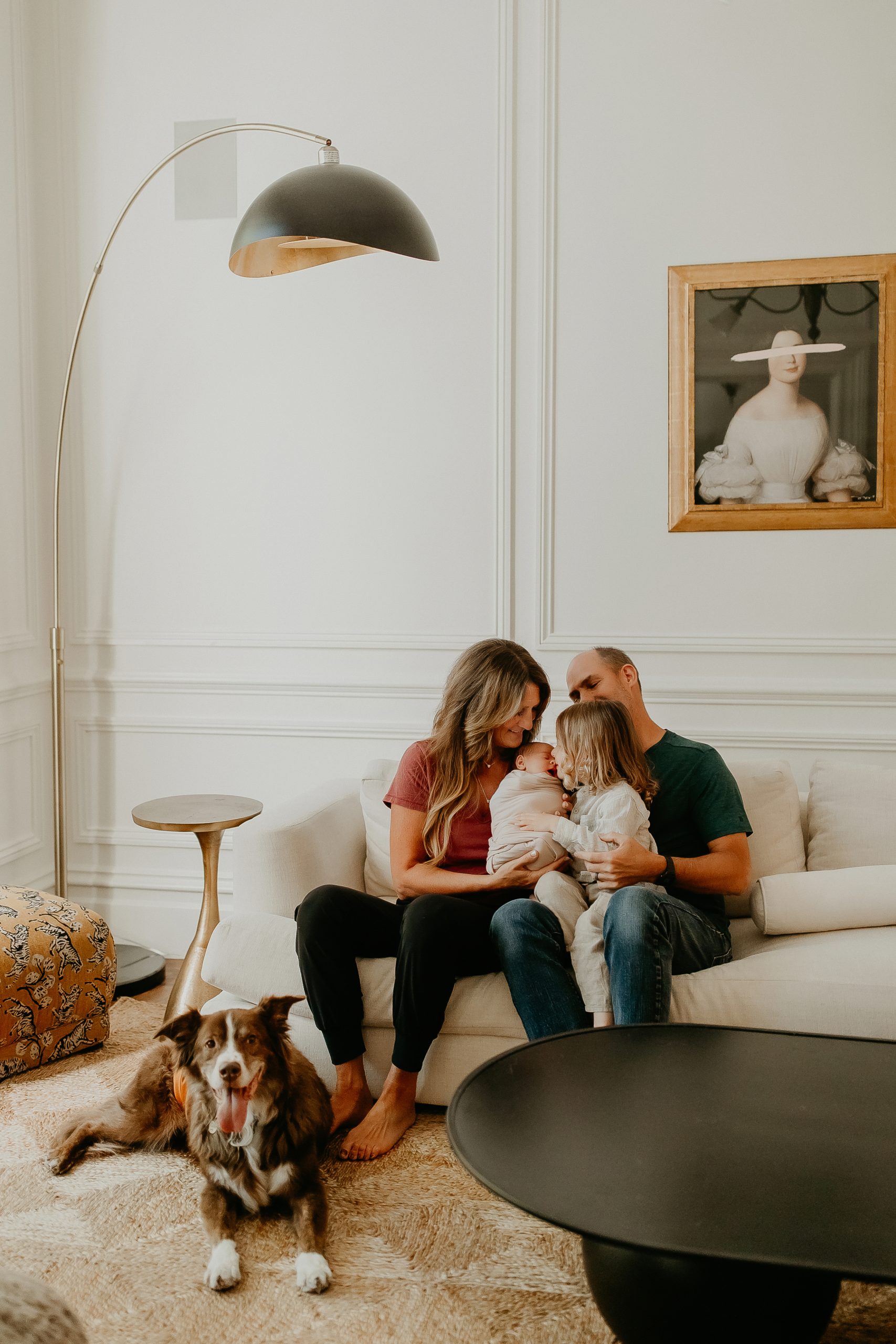 Shefali Parekh | Getting Ready for Your Lifestyle Newborn Photography Session: Tips for New Parents Grandparents with newborn baby in a San Francisco lifestyle newborn photography session