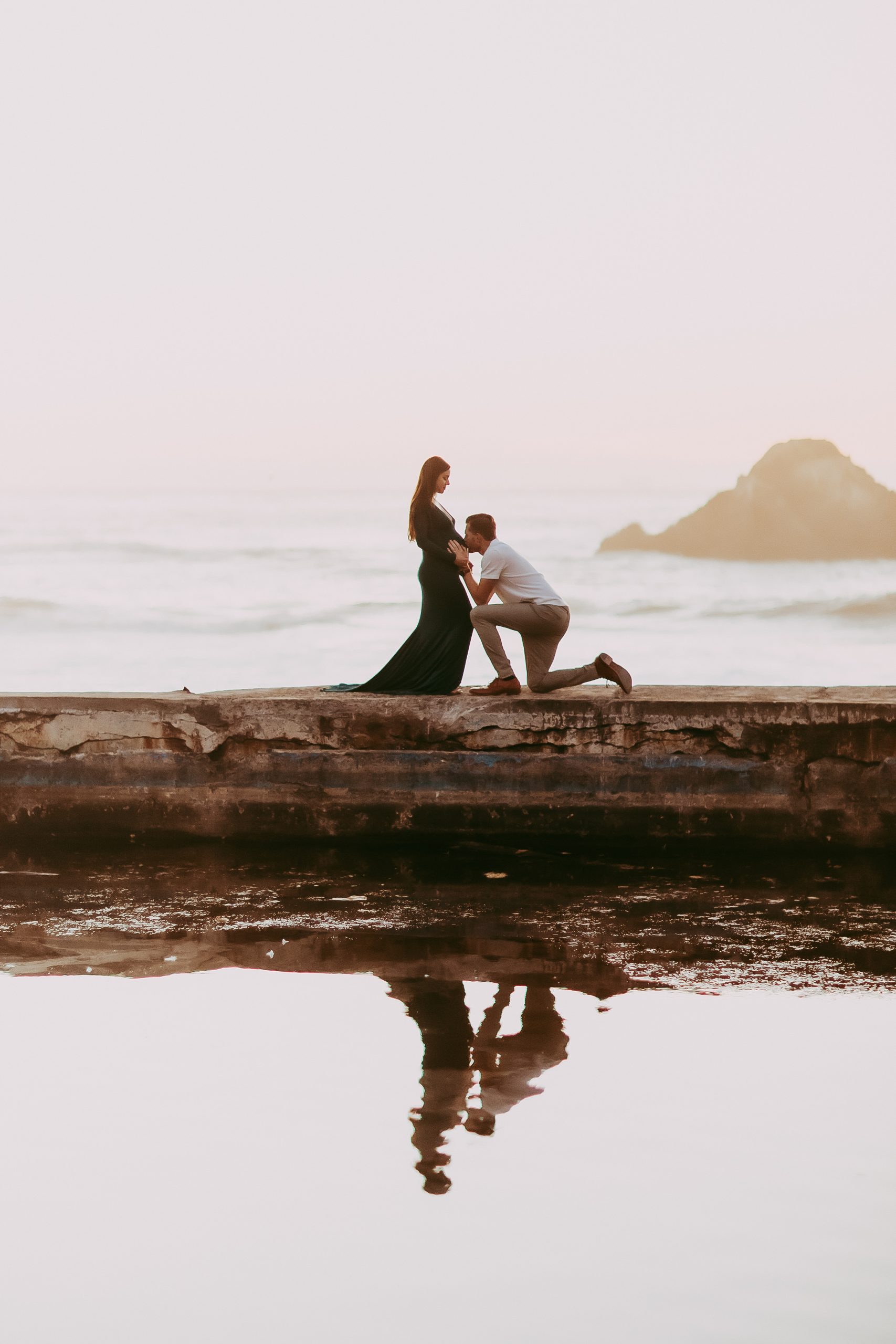 Sutro Baths maternity photography