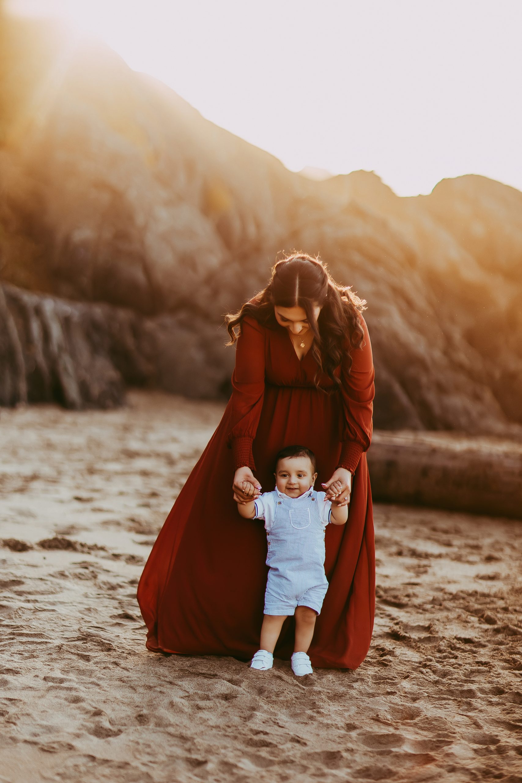 Shefali Parekh | The Best Time for a Baker Beach Photoshoot mommy and me photos in bay area