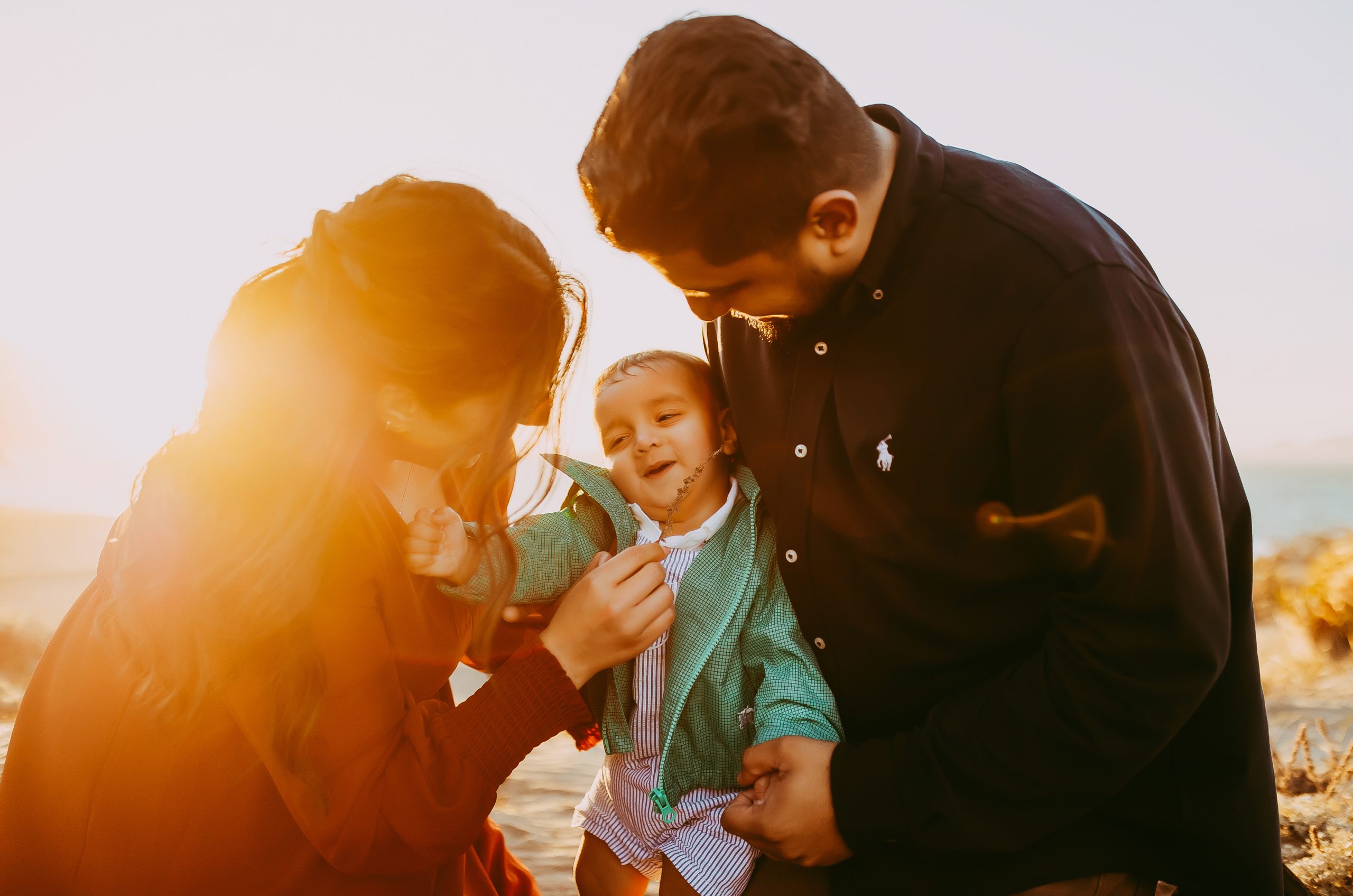 Shefali Parekh | The Best Time for a Baker Beach Photoshoot Golden hour beach photoshoot in the Bay Area