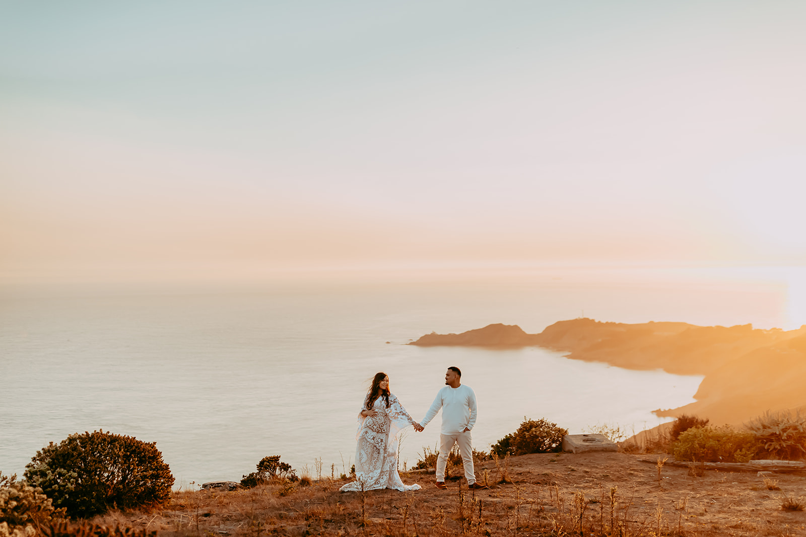 Shefali Parekh | Searching for a “Maternity Photographer Near Me”? Here’s What You Should Know Before Booking Romantic sunset maternity photography in golden fields near San Francisco