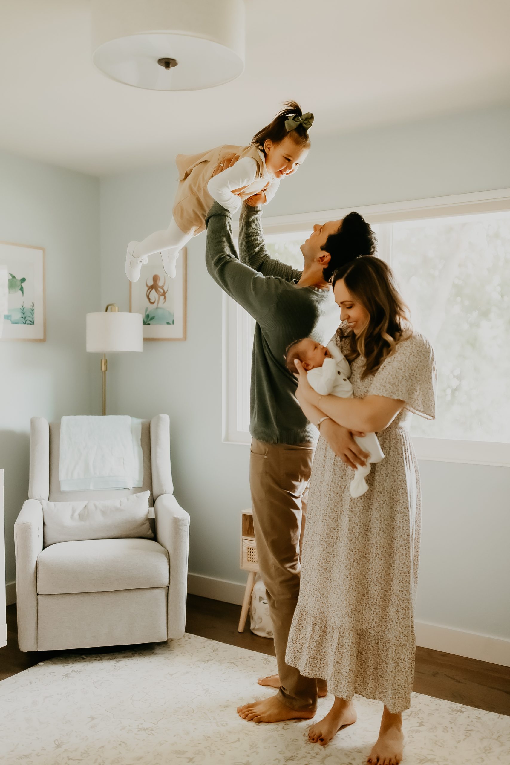 Shefali Parekh | Los Altos Newborn Photography at Home Erin Keyes Newborn Session 2024
