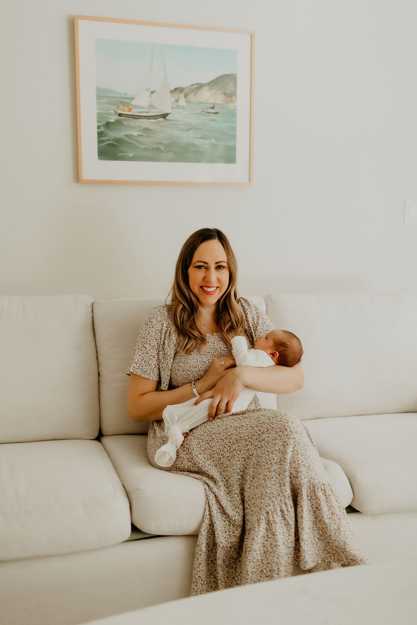 Shefali Parekh | Los Altos Newborn Photography at Home Erin Keyes Newborn Session 2024