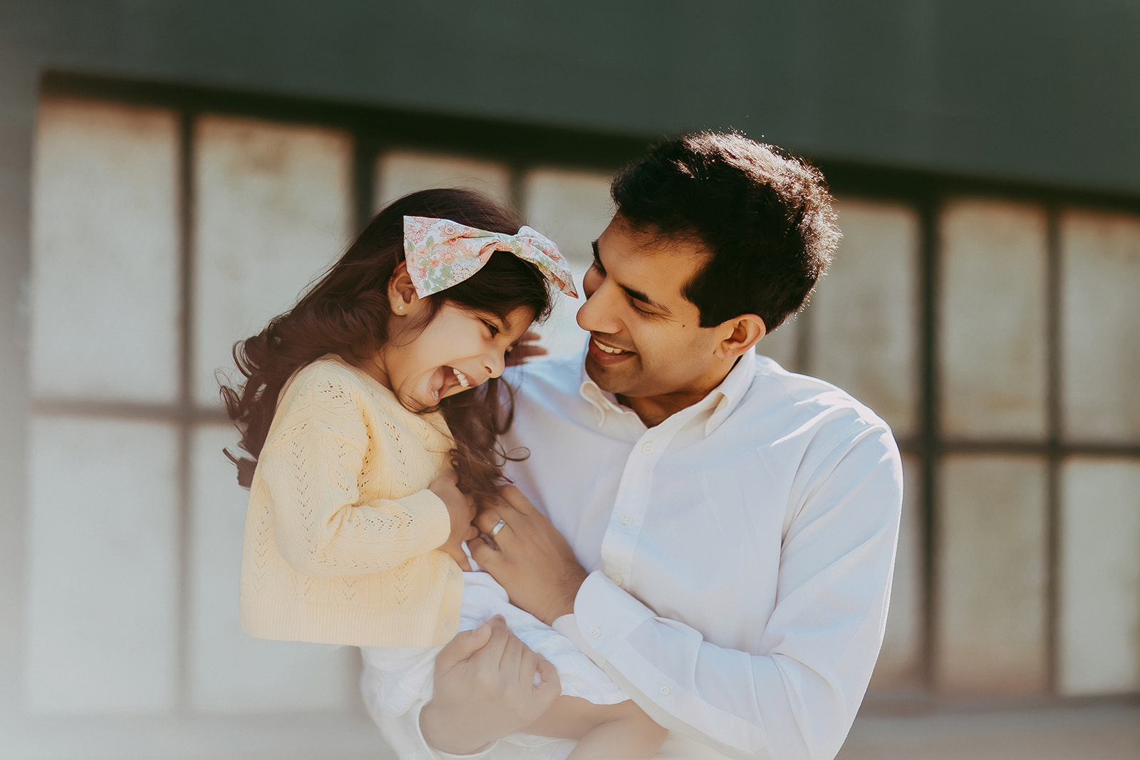 Shefali Parekh | Bay Area Fall Mini Sessions 2025 dad and daughter in palo alto for annual family photos