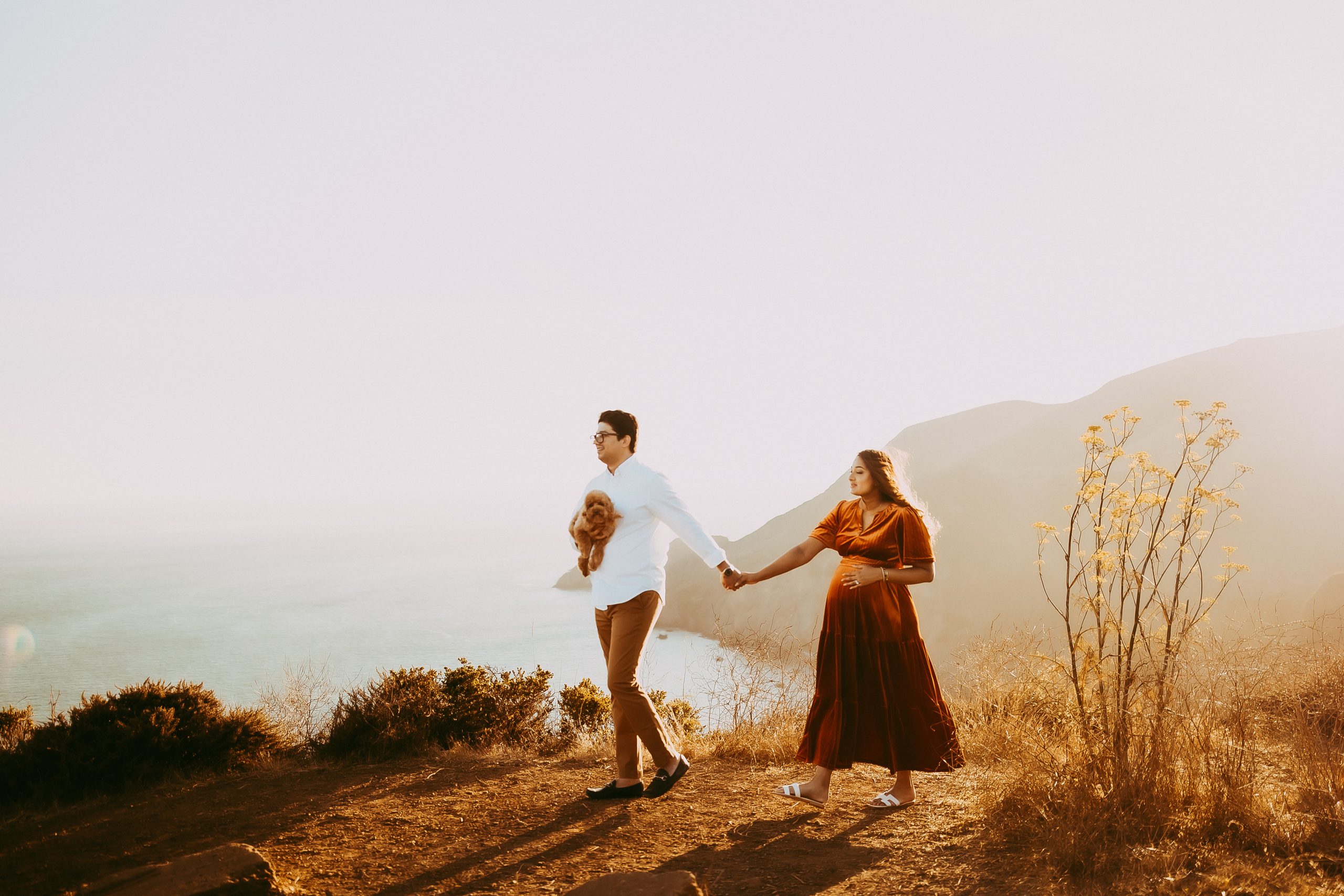 Shefali Parekh | Picnic Gender Reveal | Marin County Maternity Photographer marin headlands maternity photography bay area couple